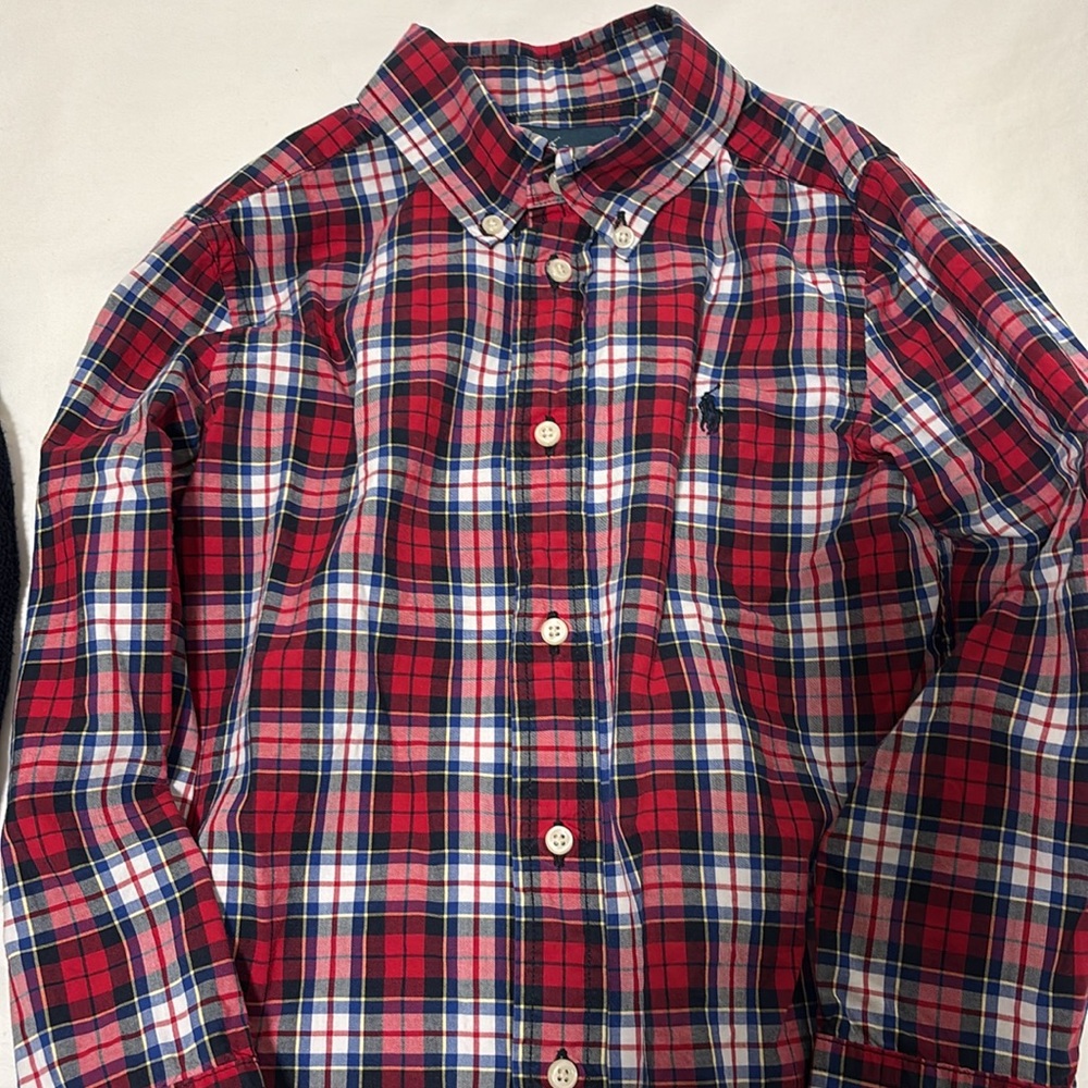 Polo by Ralph Lauren Blue and Red Sweater Collection - Picture 4 of 6